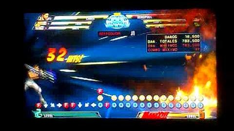 Marvel vs Capcom 3:  Chris combo: Magnum+Assist Trish, Magnum and Hyper level 3