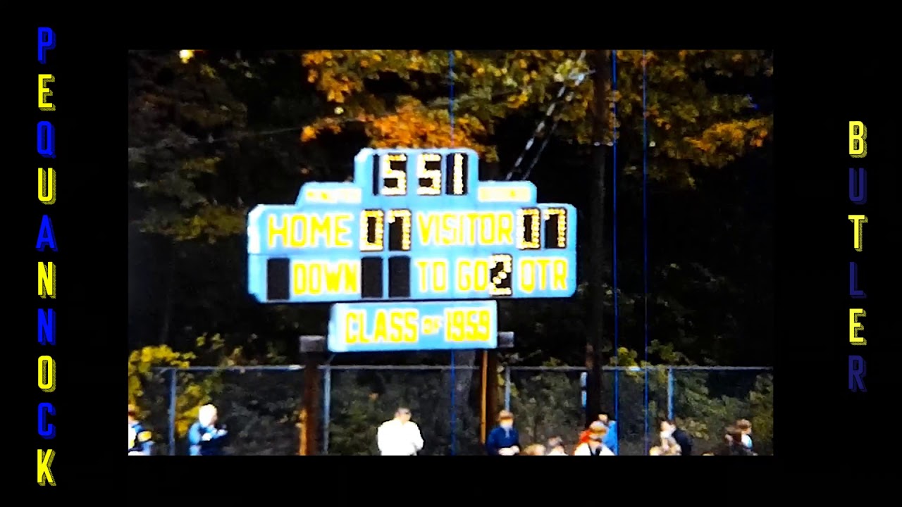 NJ High School Football Pequannock vs. Butler October 9, 1972 YouTube