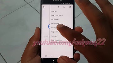Samsung Galaxy S6 Edge : How to delete history, saved passwords and autofill data in Google Chrome