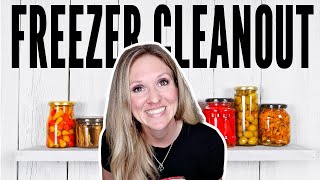 CLEAN OUT PANTRY CHALLENGE COOK WITH ME | FREEZER CLEAN OUT | FRUGAL FIT MOM