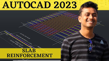 Slab Reinforcement Details in AutoCAD 2023 || AutoCAD for Civil Engineering (2023) || Architecture