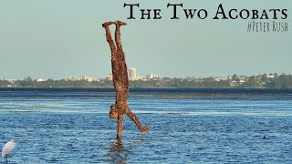 The Two Acrobats Peter Rush Sculpture Chittaway Bay Nsw