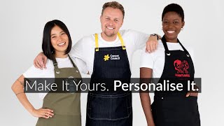 Personalised Aprons - Make it Yours Personalise it | Aussie Chef Clothing Company