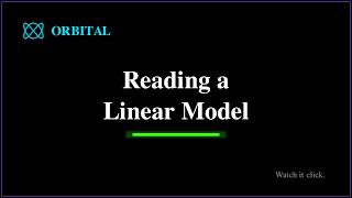 Topic 1 Review - Question 6 : Reading a Linear Model
