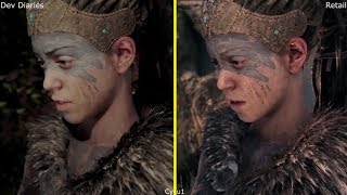Hellblade Senuas Sacrifice Dev Diaries Trailers Vs Retail Graphics Comparison