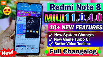 Redmi Note 8 MIUI 11.0.4.0 Stable Update Full Changelog Review | 10+ TOP New Features | Redmi Note 8