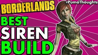 Borderlands 1: What is the Best Build for Lilith the Siren? (Skill Tree, SMGs & Solo) #PumaThoughts