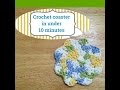 Crochet coaster in under 10 minutes