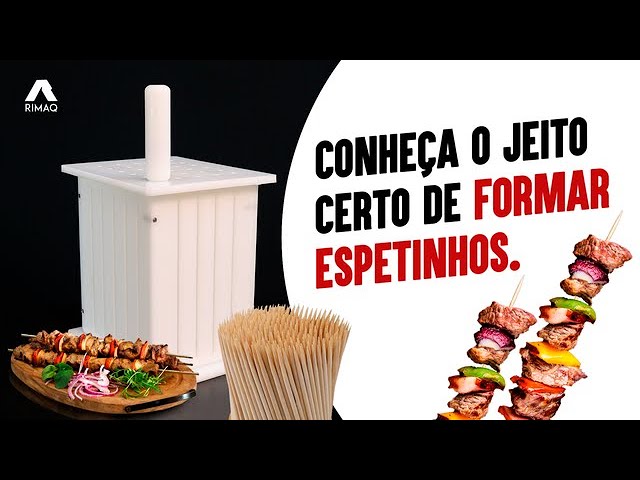 espeto carne - Molpara espeto espetinho prensa - Ferramenta espeto