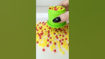 Reverse ASMR Video With Bright Beautiful Beads #shorts  #satisfying #asmr #shortsvideo  #reverse