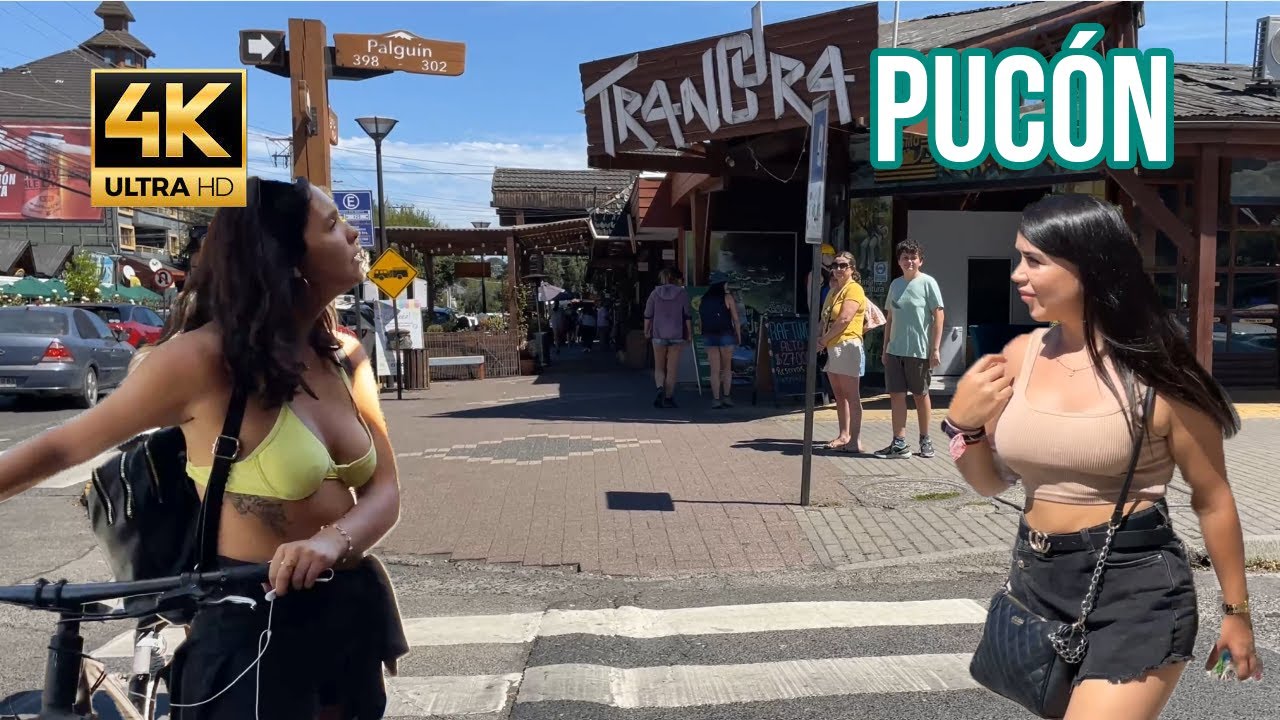 【4K】2023 Pucón Walking Tour / Relaxing Walk