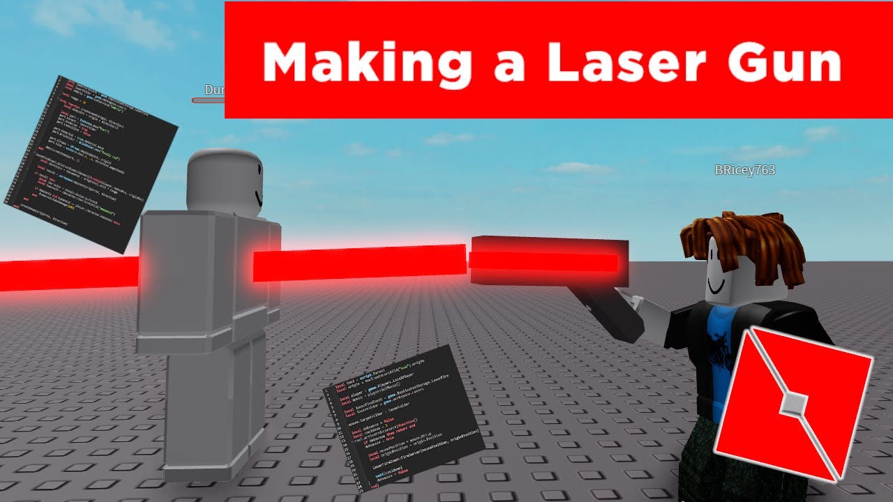 How To Make A Laser Gun With Raycasting Roblox Studio Youtube - laser gun v2 roblox