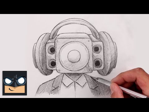 How To Draw Speaker Woman | Skibidi Sketch Tutorial