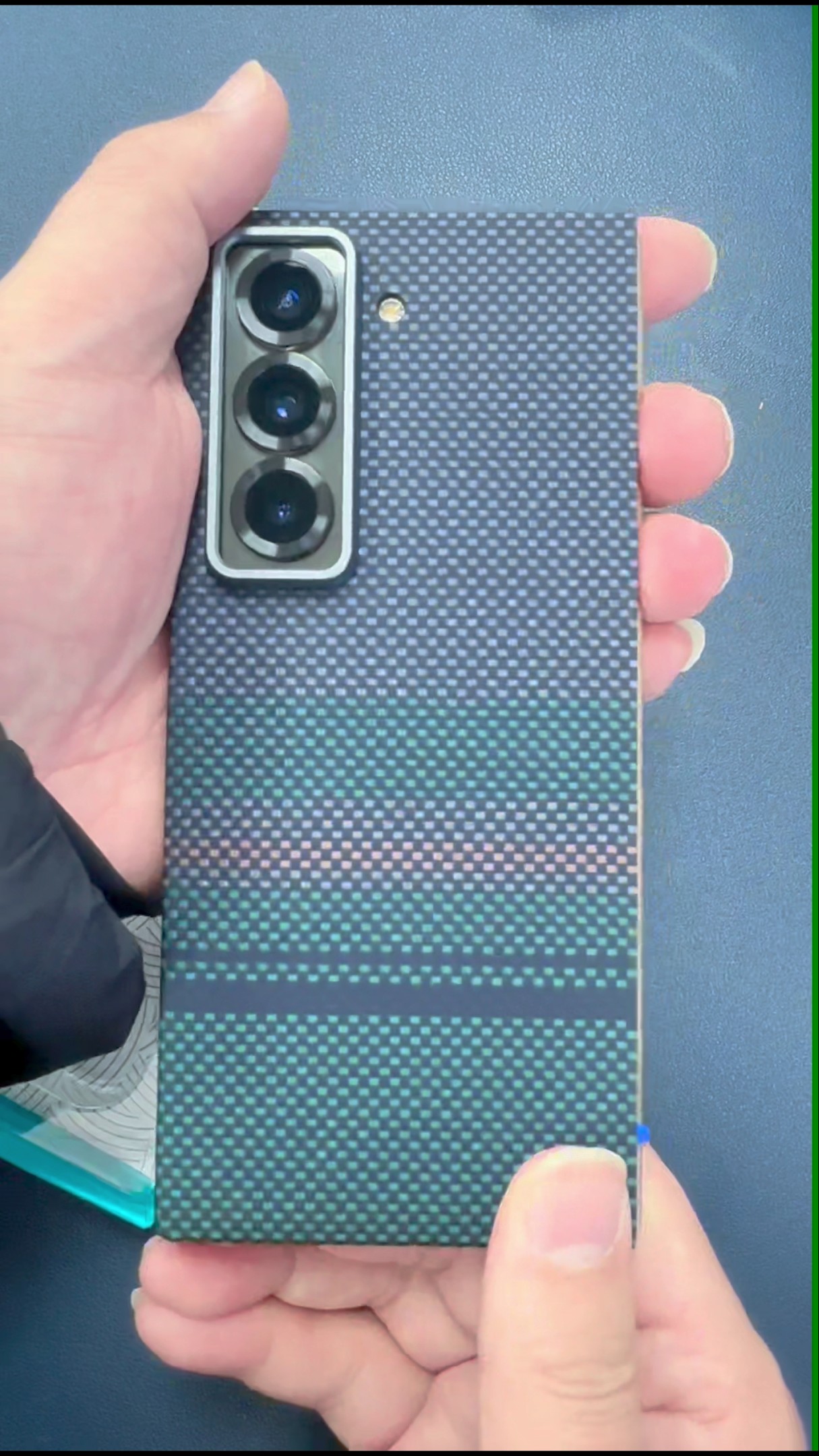 Bangkeshi Samsung W25 floating magnetic Kevlar case Aurora Kevlar mobile phone case Digital #shorts