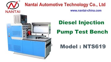 NANTAI 12 cylinders Mechanical pump test bench test stand NTS619 for linear & rotary injection pumps
