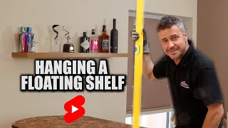 How To Hang A Floating Shelf #Shorts #3CSealants #FloatingShelf