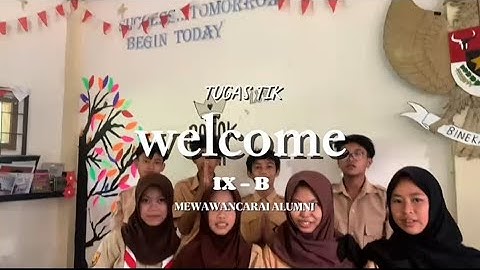 Tugas vlog wawancara alumni sekolah. Materi vlog informatika kelas 9