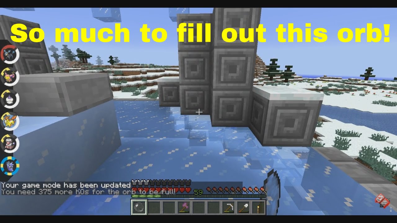 Pixelmon LP 16 Starting to fill an Orb