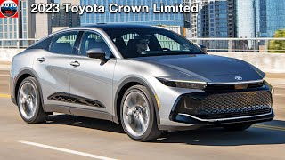 2023 Toyota Crown Limited Hybrid in Heavy Metal Color 2023 Toyota Crown Limited Heavy Metal Interior Design