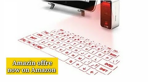 Laser Projector Keyboard - Coolest Tech Ever!