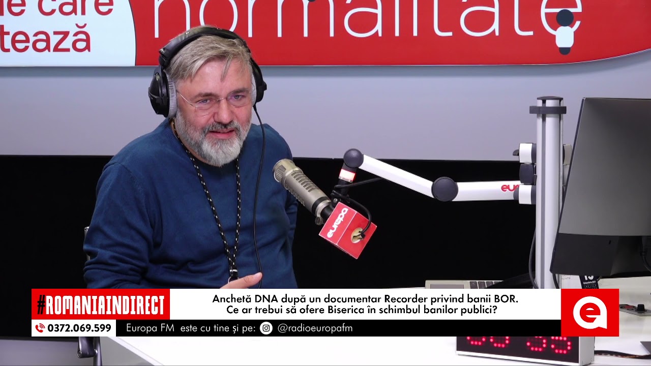 România în Direct: Anchetă DNA după un documentar Recorder privind banii  BOR. Ce ar trebui să ofere Biserica în schimbul banilor publici? | VIDEO :  Europa FM