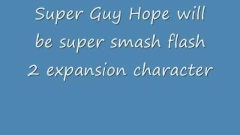 Super guy hopeful ssf2 expansion character for download
