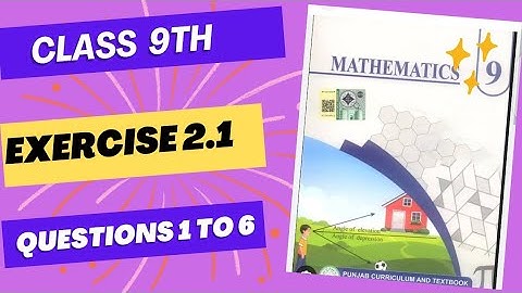 9th Class Maths 2025 ll unit 2 Logarithms ll Exercise 2.1 Question 1 to 6  PCTB New Book