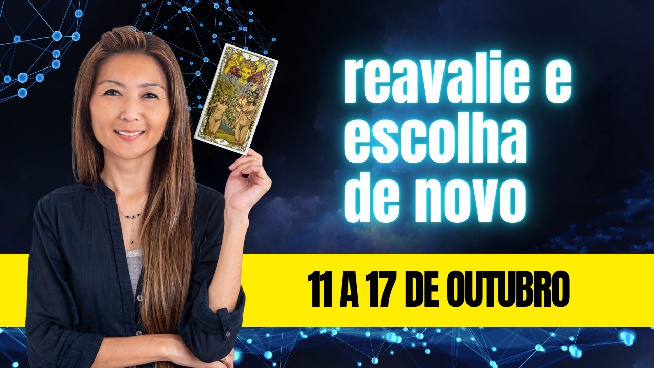 PREVISÃO 11 a 17 OUTUBRO: LUA NOVA EM LIBRA - INDECISÃO NO AR | Previsões do Tarot