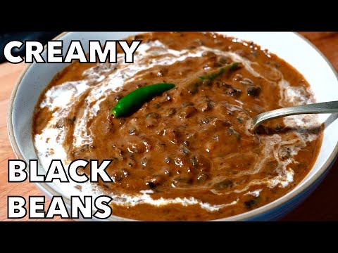 RESTAURANT STYLE DAL MAKHANI RECIPE USING BLACK BEANS