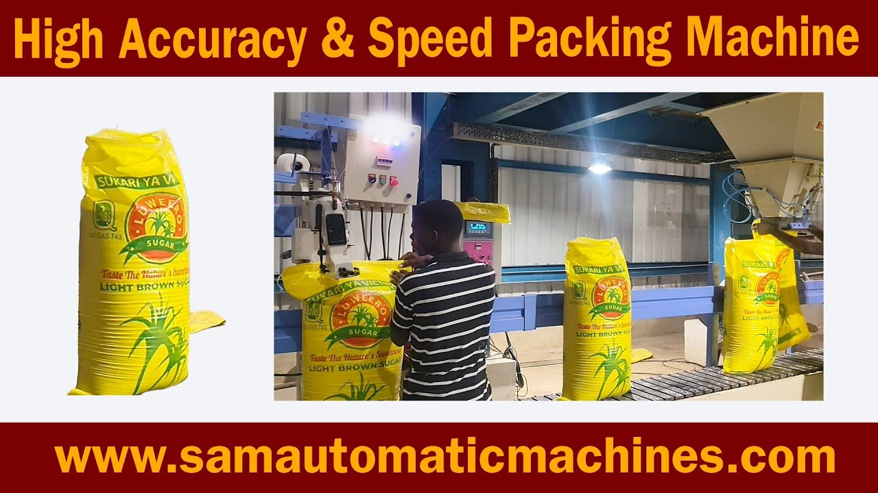 High Accuracy & Speed Packing Machine for Sugar Tea Rice Dals Feeds ...