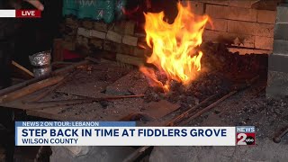 Blacksmithing In Fiddlers Grove At The Wilson County Tn State Fair