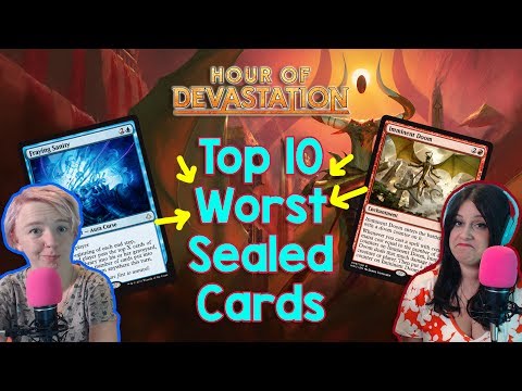 Top 10 WORST Sealed Rares in Hour of Devastation | Prerelease Tips for Magic the Gathering | MtG