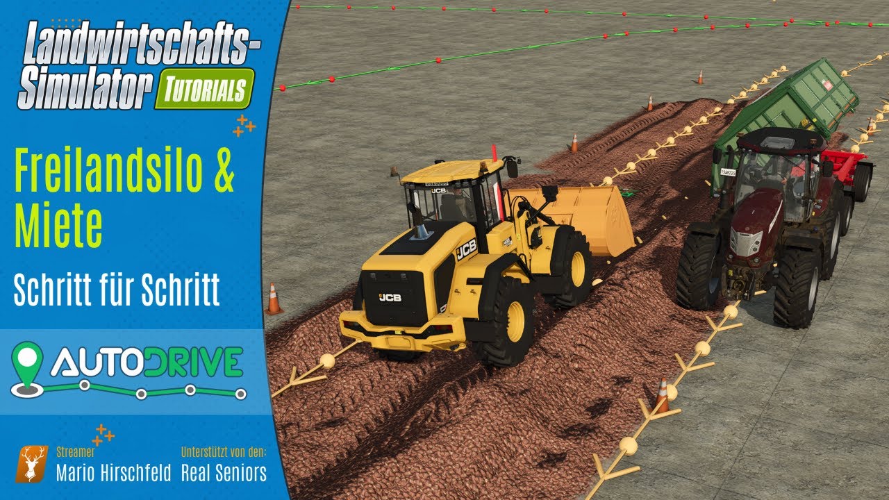 LS25 Modtorial: Freilandsilos mit Autodrive – So geht's richtig!