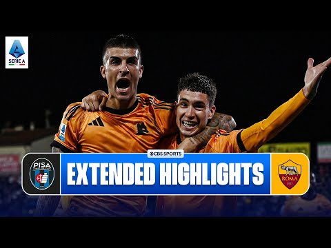 Pisa SC vs. AS Roma: Extended Highlights | Serie A | CBS Sports Golazo