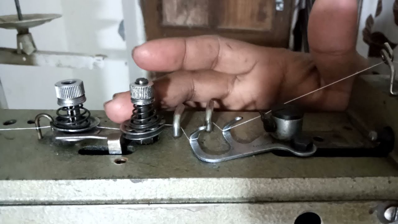 बटन मशीन की टैंशन की सैटिंग कैसे और कहां करें Tension setting kese kare