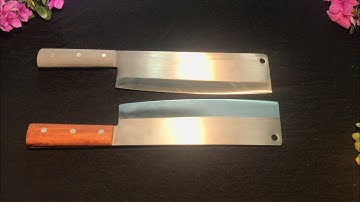 Dao thái cao cấp - Dao thái thép trắng không rỉ cực kỳ sắc bén rễ mài