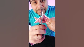 Bitten and restored card 😱Magic Trick TUTORIAL 🪄