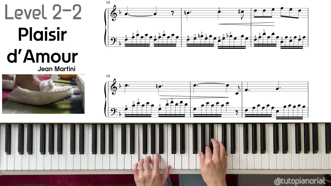 Plaisir d'amour (Pleasure of Love) 🎹 piano easy and beautiful