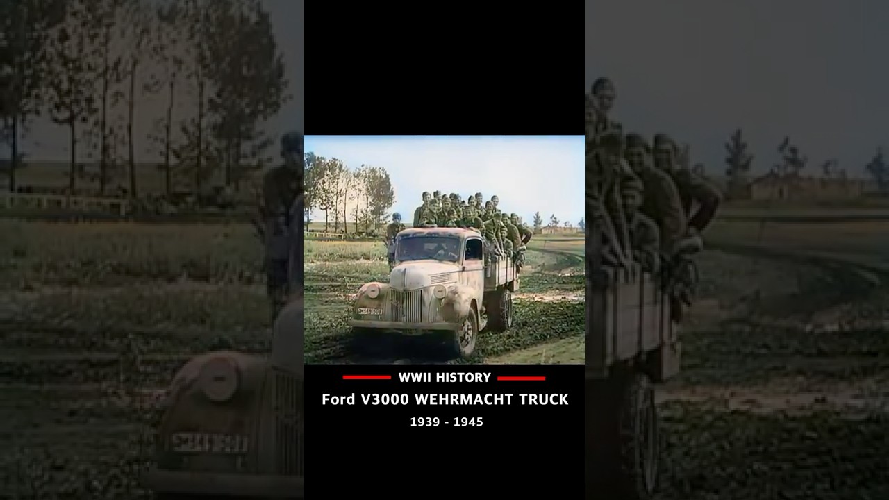 Ford V3000S German Wehrmacht 3 ton cargo truck during WWII 