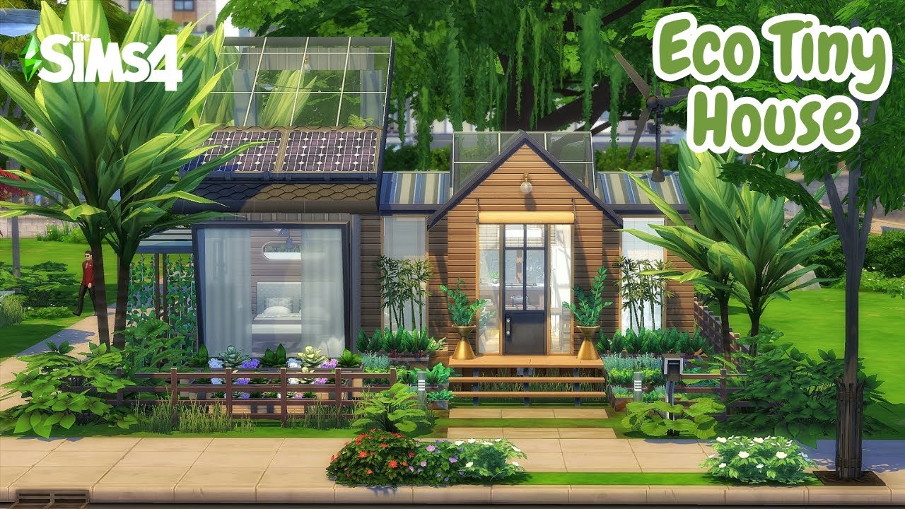 Eco Tiny House | The Sims 4 | Speed Build | No CC - YouTube