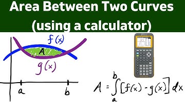 Area between two curves (using a calculator) - AP Calculus