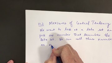 Section 12.2 Video 1