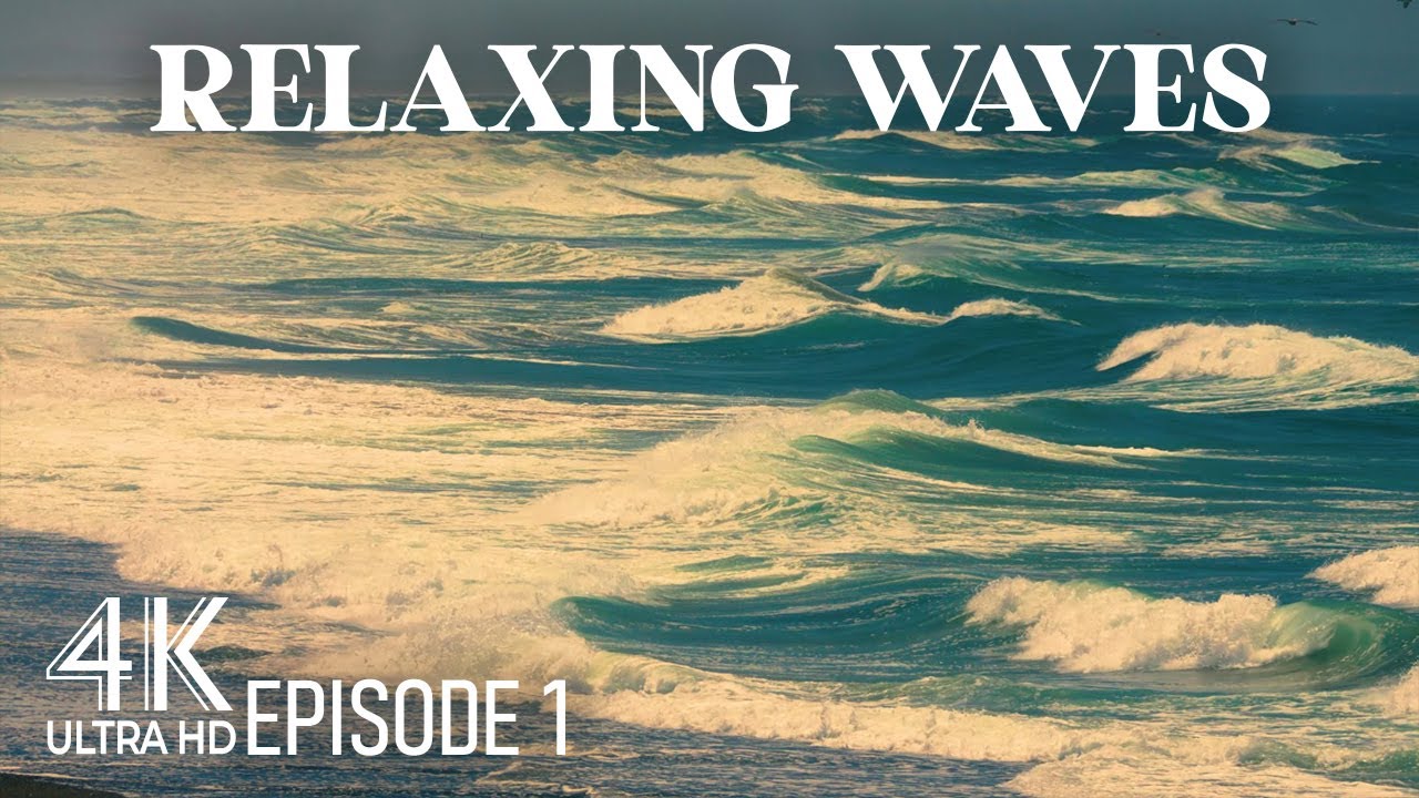 Soothing Ocean Soundscape | 4K Slow Motion Pacific Waves for Calm & Sleep - Episode 1