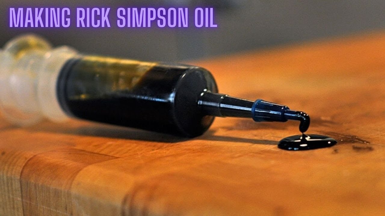Rick Simpson Method How To Make RSO( Rick Simpson Oil) Full Spectrum Cannabis Medicine ...