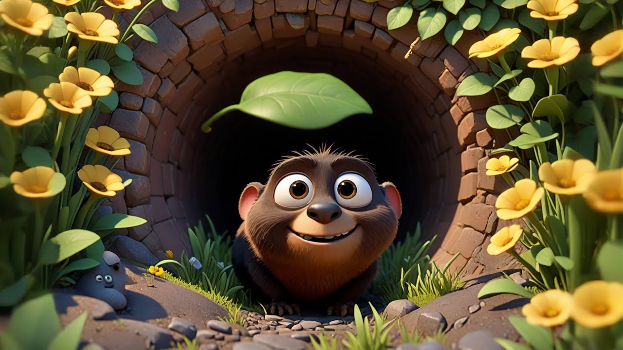 Max the Mole Digs a Tunnel | Fun Animal Song for Kids | Nursery Rhymes & Learning Songs