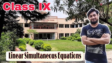 Class IX : Linear Simultaneous Equations || Exercise : 5.7 ||
