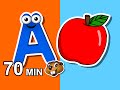 "Sonidos del Alfabeto" & Más |  70 Min de Compilación para Niños Busy Beavers, Aprendizaje del Bebé