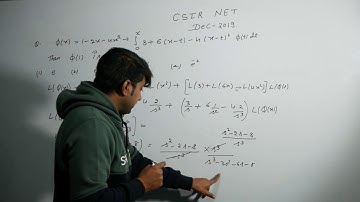 CSIR NET/JRF II INTEGRAL EQUATION DEC 2019 II BY BALWAN MUDGIL II