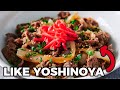 Yoshinoya Gyudon Recipe (牛丼 - Japanese Beef Bowl)