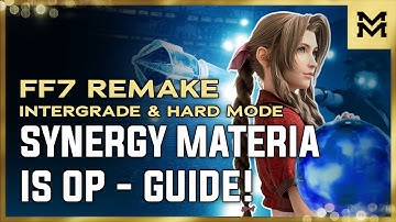 FF7 Remake SYNERGY MATERIA IS OP! PS5 Guide